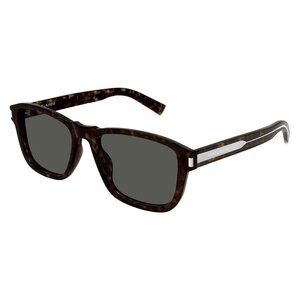 A0808Z New SAINT LAURENT Havana Square SL 710 002 Sunglasses Women